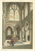 Roslin Chapel. Scotland antique chromolithograph 1891 old print