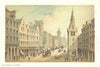 The Trongate, Glasgow. Scotland antique chromolithograph 1891 old print