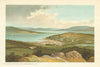 The Clyde & Rothesay Bay from Barone Hill. Antique chromolithograph 1891 print