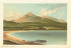 Brodick Bay and Goatfell. Scotland antique chromolithograph 1891 old print