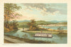 Crinan Canal at Lochgilphead. Scotland antique chromolithograph 1891 old print