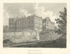 View of Lime Hall (Lyme Park), Cheshire. Aikin 1795 old antique print picture