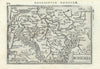 Bohemiae / Bohemia by Bertius / Langenes. Bohemia, Czechia 1603 old map