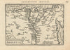 Aegypti / Aegyptus by Bertius / Langenes. Egypt. Nile Delta 1603 old map