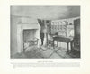 Burns's Cottage, interior. Scotland 1900 old antique vintage print picture