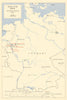 Battle of the Ruhr March-July 1943. Bombing Campaign World War Two 1961 map