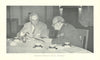 Mr. Churchill and President Roosevelt. World War Two 1956 old vintage print