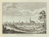 View of Elburg in Guelderland, Holland. Gelderland 1787 old antique print