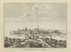 View of Stockholm, the Capital of Sweden 1787 old antique print picture