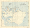 Svalbard. Nordaustlandet/North East Land. OUAE 1935/6 Arctic. RGS/Glen 1937 map