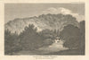 Burford Lodge, Dorking, Surrey, the Seat of George Barclay Esq. 1816 old print