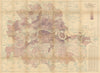 Map shewing degrees of Poverty in London… by Charles Booth 66x90cm 1891