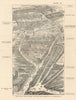 Knightsbridge bird's eye view. Hyde Park Corner to Kensington. SULMAN 1890 map