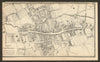 Cheltenham town city plan by G.A. Williams 1824 old antique map chart
