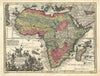 Africa Juxta Navigationes & Observationes Recentissimas Aucta… Seutter c1744 map