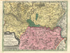 Neu & verbessertes Ungarisches Kriegs-Theatrum… Serbia Romania Seutter c1744 map