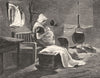 SCOTLAND. Highland Mother-Landseer c1880 old antique vintage print picture