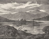 SCOTLAND. Lake-Landseer c1880 old antique vintage print picture
