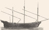 VENICE. Model of galleys Venetian fleet 1880 old antique vintage print picture
