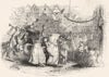 LONDON. Entry of Henry V into London 1845 old antique vintage print picture