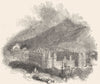 SCOTLAND. Holyrood House 1845 old antique vintage print picture