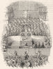 KINGS. Trial of Charles I 1684 1845 old antique vintage print picture