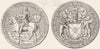 SCOTLAND. Cromwell's great seal 1845 old antique vintage print picture