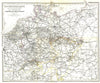 CENTRAL EUROPE GERMANY. Eisenbahnen Railways 1879 old antique map plan chart