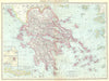 GREECE. Crete & Archipelago; maps of Corinth Canal; Piraeus & Athens;  1907