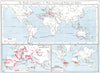 WORLD. Wine Rubber Currants Raisins; viticulture Southern Europe 1907 old map