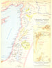 CHRISTIANITY.Coelesyria,Phoenice,Palaestina,Arabia;Antioch Beroea 1958 old map