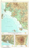 ITALY.Italien;Inseln.Piombino-Orbetello;Genua;Atna;Genoa Etna Elba 1958 map