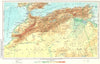 NORTH AFRICA.Afrika;Atlaslander Morocco Algeria Marokko Algerien 1958 old map
