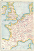 WESTERN EUROPE AGRICULTURAL & INDUSTRIAL PRODUCTS. France UK Benelux 1920 map