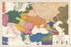 EUROPE.Central & Eastern Europe (Nationalities). HARMSWORTH 1920 old map