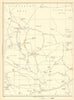 YORKSHIRE Stainbury Moor Stainburn Riffa Wood Newby Braythorn Huby 1935 map