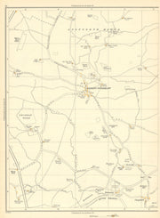 KIRKBY OVERBLOW Spofforth Haggs Netherby Chapelhill Spacey Houses 1935 old map