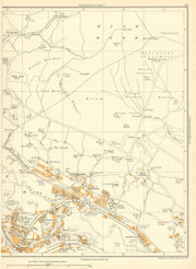 KEIGHLEY Aireworth Rivock The Height Riddlesden Sandbeds Stockbridge 1935 map