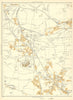 GUISELEY Otley Guiseley Moor Hawksworth Menston Whale Hill White Cross 1935 map