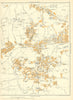 YORKSHIRE Pudsey Farsley Stanningley Swinnow Fartown Fulneck Upper Moor 1935 map