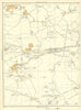 YORKSHIRE Sharlston Nostell Park Ackton Foulby Streethouse Woodhouse 1935 map