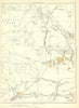 KEXBROUGH Cawthorne Darton High Wood Barugh Green Bretton 1935 old vintage map