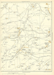 DODWORTH GREEN Silkstone Common Lindley Higham Noblethorpe Cawthorne 1935 map