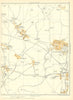 THURNSCOE Clayton Billingley Middlecliffe Great Houghton Goldthorpe 1935 map