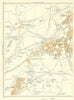 DONCASTER Warmsworth Edlington Hexthorpe Bungalows Spotbrough Balby 1935 map