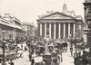 LONDON. The Royal Exchange- The Busiest spot in the World 1896 old print