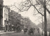 LONDON. Piccadilly- Looking East from the Green Park 1896 old antique print