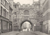 LONDON. Clerkenwell- St John's Gate 1896 old antique vintage print picture