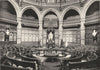 LONDON. The Guildhall- The Council Chamber 1896 old antique print picture