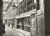 LONDON. Old George Inn- General view 1896 antique vintage print picture